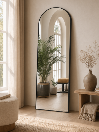 Full Length Mirror (Freestanding, Minimal Frame)
